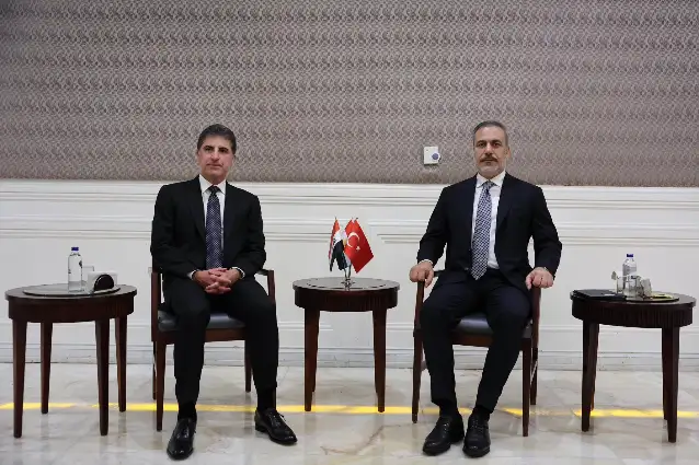Bakan Fidan, Neçirvan Barzani ile görüştü
