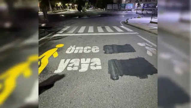 Batman'de da Kürtçe trafik uyarıları silindi
