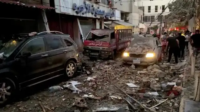 İsrail ordusunun Beyrut'a hava saldırısındaki ölü sayısı 4’e, yaralı sayısı 80'e yükseldi