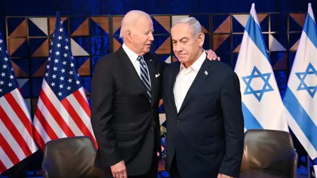 Beyaz Saray önünde Netanyahu protestosu