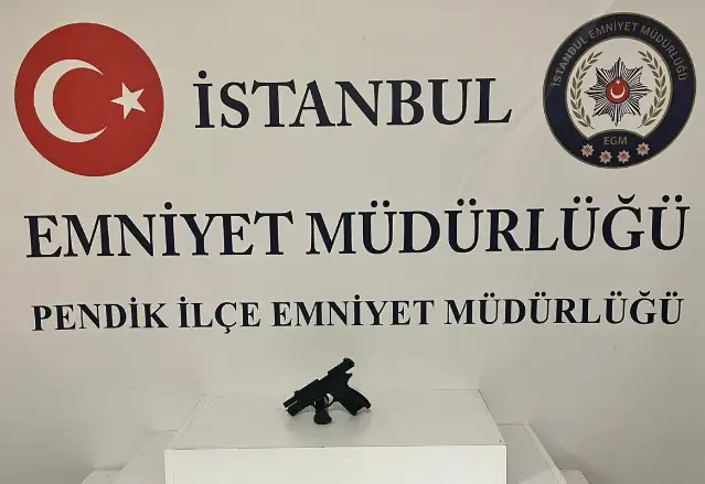 Pendik'te motosiklet sürücüsünü tehdit eden kişi yakalandı