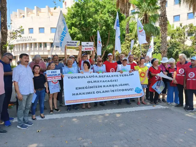 KESK ve emekli sendikalarından ortak eylem:  Hakkımız olanı istiyoruz!