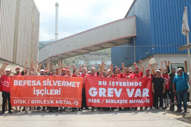 İskenderun Befesa işçileri hakları için grevde!