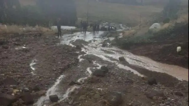 Samsun'da mahsur kalan 34 kişi tahliye edildi