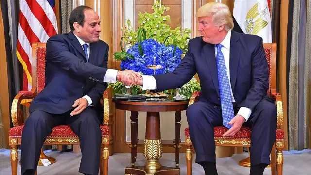 Sisi, Trump ile görüştü