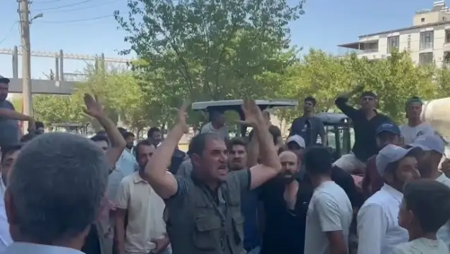 Urfa'da Çiftçilerden DEDAŞ protestosu