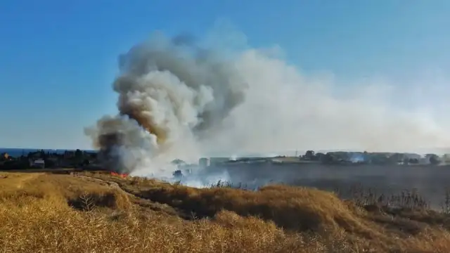 Tekirdağ'da çıkan tarla yangını söndürüldü