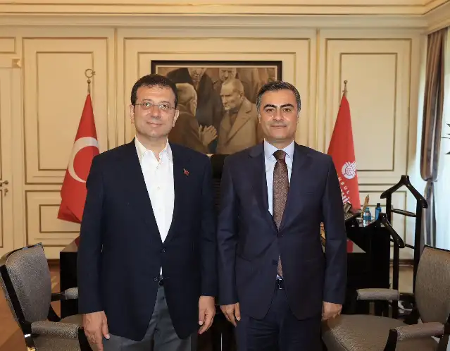 Abdullah Zeydan, İBB Başkanı İmamoğlu'nu ziyaret etti