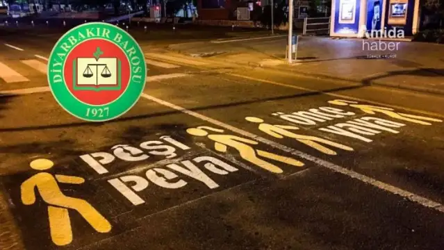 Diyarbakır Barosu, Kürtçe uyarı yazıları için yürütmeyi durdurma talebiyle iptal davası açtığını duyurdu