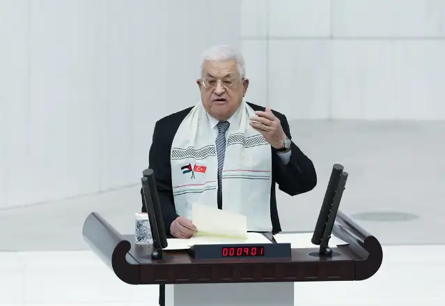 Mahmud Abbas TBMM Genel Kurulunda konuştu