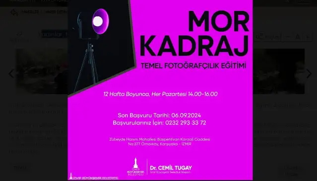Kadınlar, Mor Kadraj’la fotoğraf çekmeyi öğrenecek