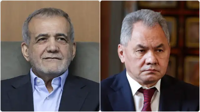 Pezeşkiyan ile Şoygu Tahran'da bölgedeki son gelişmeleri görüştü