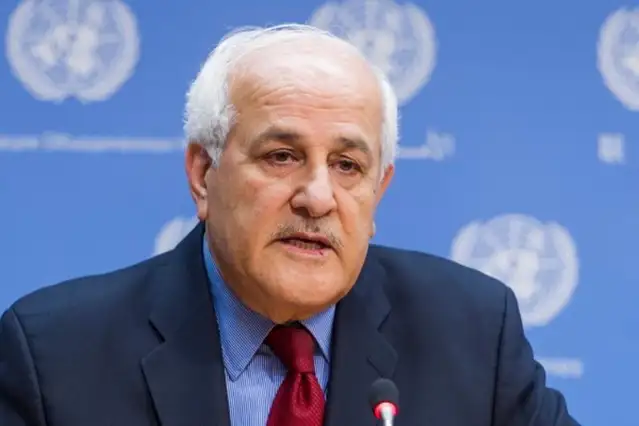 Filistin’in BM Daimi Temsilcisi Mansour'dan İsrail'e yaptırım çağrısı