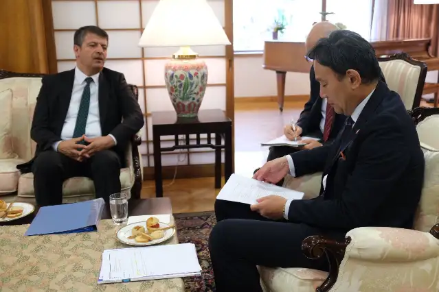 Başkan Tutdere, Japonya Büyükelçisi Takahiko ile görüştü