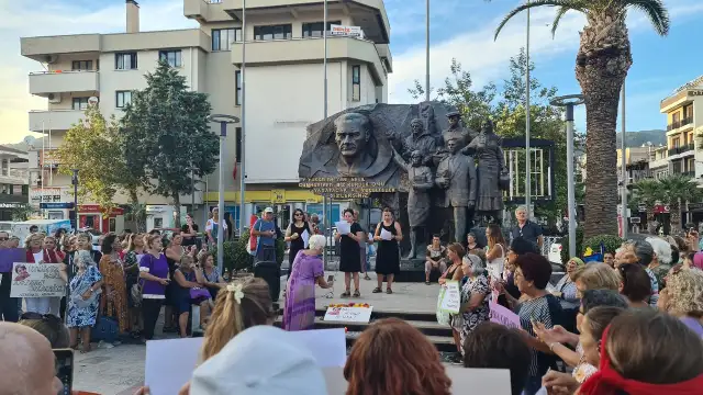 Altınoluk’ta "Narin için adalet" çağrısı