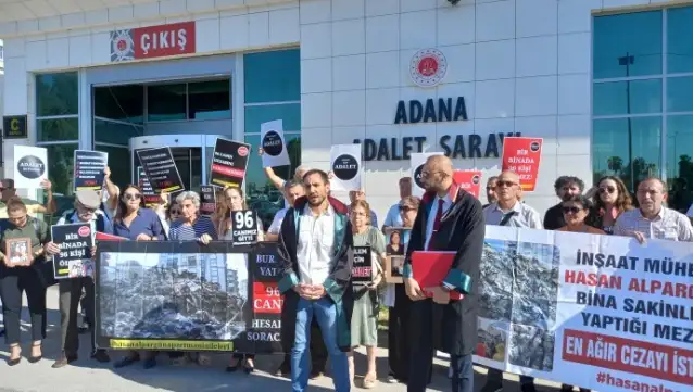 Adana'da depremzedeler adalet talep etti
