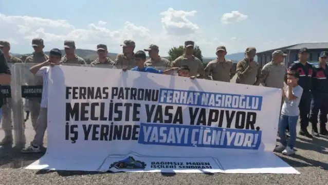 Soma Fernas Madencilik işçileri Ankara'ya yürüyor