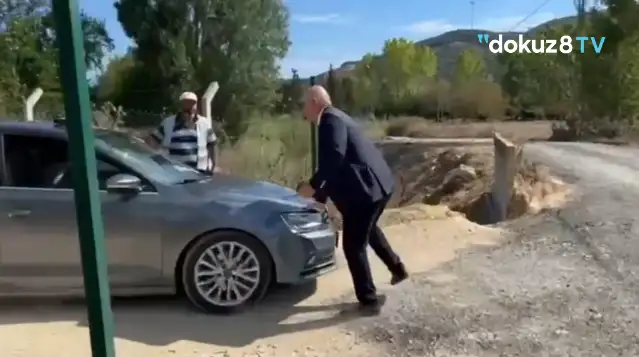 Polonez işçilerine destek için giden Mahmut Tanal'ın üzerine araç sürüldü