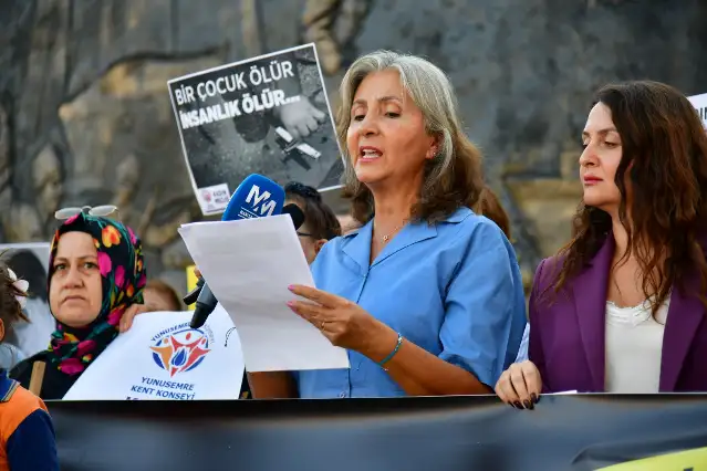 Manisalı kadınlardan Narin için eylem