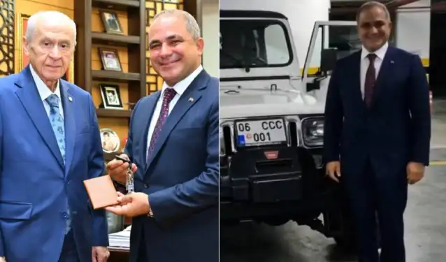 Bahçeli'den MYK üyesi Ali Uçak'a cip hediyesi