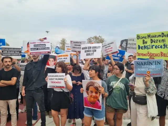 İstanbul'da Narin için eylem yapan gençlere müdahale