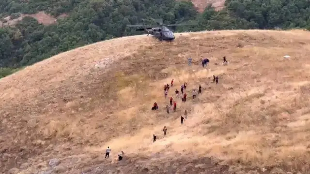 Dersim'de askeri araç şarampole devrildi 4 asker hayatını kaybetti