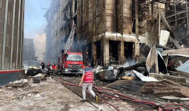 Makarna fabrikasında patlama: 6'sı ağır 28 yaralı