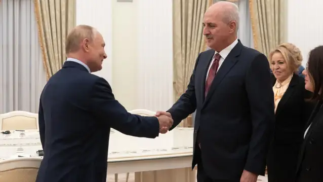 Putin, Kurtulmuş’u kabul etti