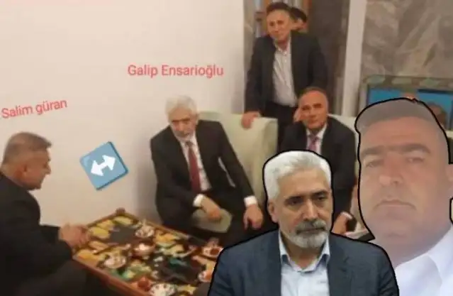 AKP’li Ensarioğlu, cinayet şüphelisi Salim Güran’ı Meclis’te ağırlamış!