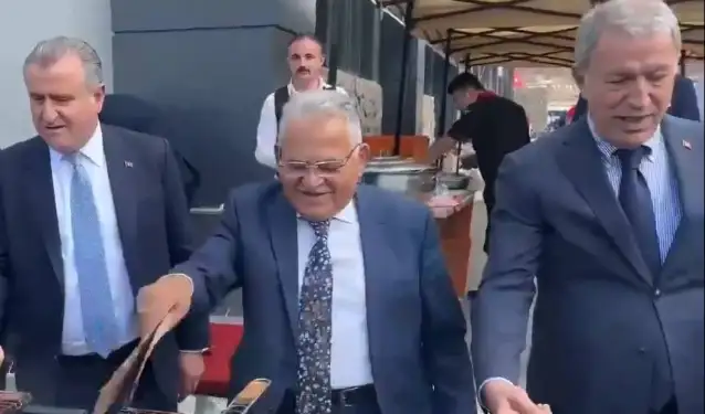 AKP'liler Kayseri'de sucuk partisi verdi