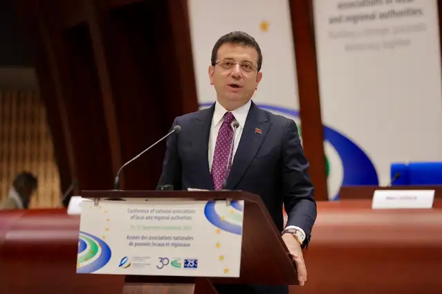İmamoğlu, Avrupa Konseyi Yerel ve Bölgesel Yönetimler Kongresi’nde konuştu