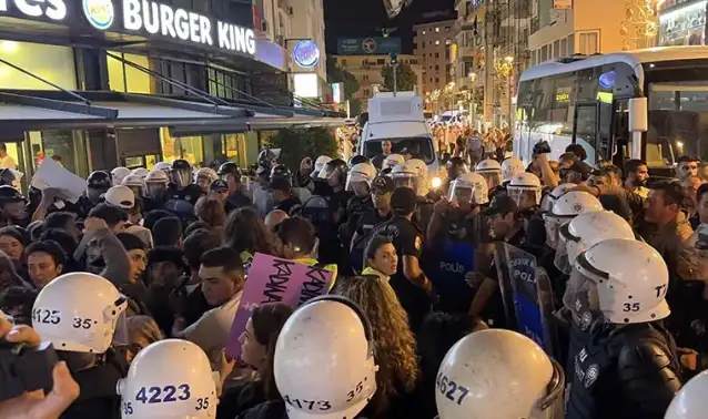 Hayvan katliamını protesto edenlere abluka!