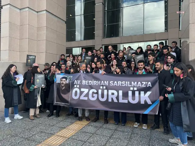 Avukatlardan, Bedirhan Sarsılmaz'ın tutuklanmasına tepki