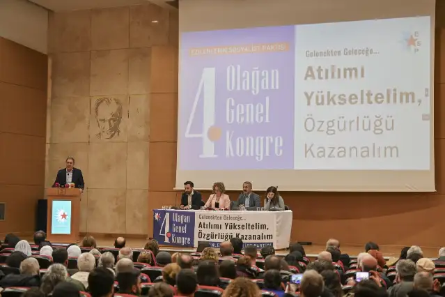 DEM Parti Eş Genel Başkanı Bakırhan ESP kongresinde konuştu :"Baş müzakereci Sayın Öcalan'dır"