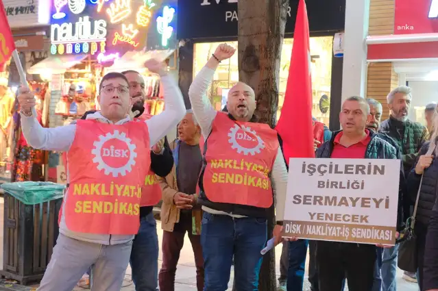 İşçilerden Eskişehir'de protesto: Halkımızı Mc Donalds’ı boykota çağırıyoruz