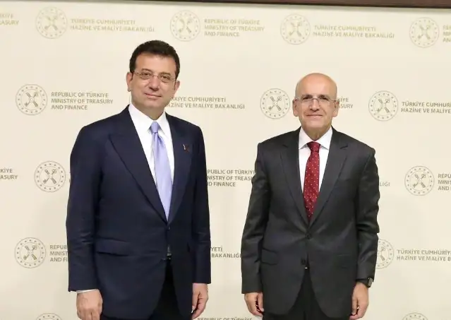İmamoğlu ile Mehmet Şimşek bir araya geldi