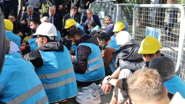 Fernas işçileri barikata rağmen eylemlerini sürdürüyor
