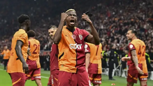 Derbide kazanan Galatasaray oldu