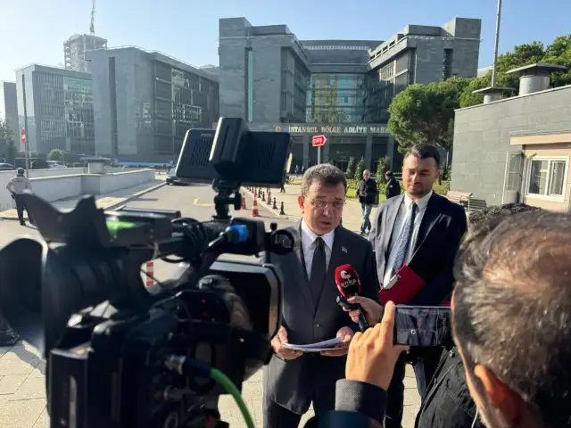İmamoğlu, İstinaf mahkemesinin önünde: Bu dava milletin iradesine darbe girişimidir