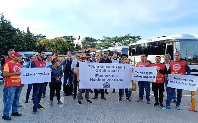 Bağımsız Maden İş'e üye Fernas maden işçilerinin "toplu ölüm riski var" eylemi 50'inci gününde