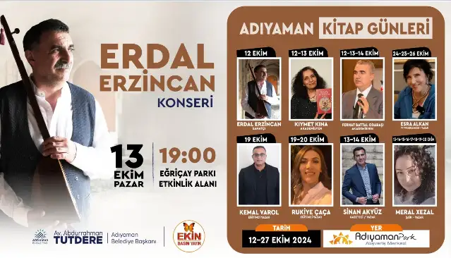 Adıyaman Kitap Günleri 12-27 Ekim tarihlerinde başlıyor