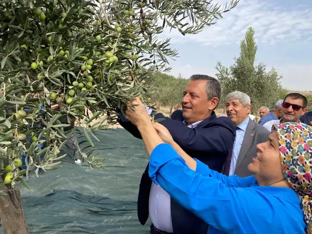CHP Genel Başkanı Özgür Özel, Yırca’da zeytin fidanı dikti ve halka seslendi