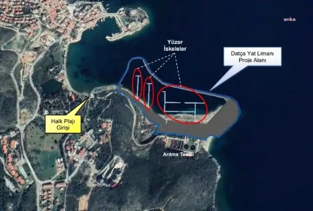 Datça Yat Limanı için yürütmeyi durdurma kararı