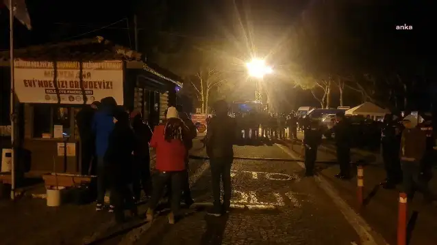 Selçuk Meryem Ana direnişinin dördüncü günü şafak baskınıyla başladı