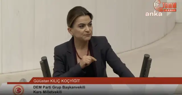 DEM'li Koçyiğit'ten AKP'ye: "Kadın meselesinde bile olayı teröre bağlayacak kadar lügatı, aklı kıt bir siyasi partisiniz