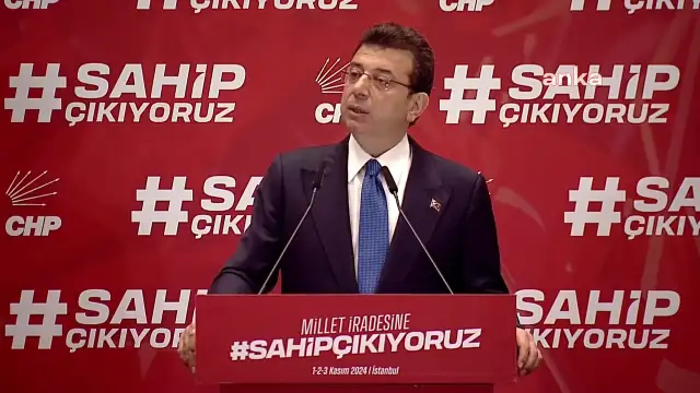 Ekrem İmamoğlu:  "Bu siyasi kumpasın çok sebebi var ama en temel hedefinin partimizin dengesini bozmak"