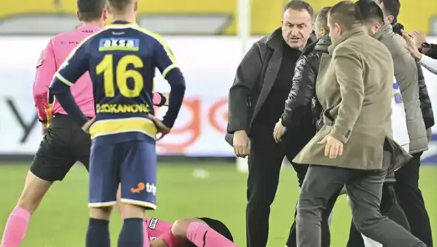Hakem Halil Umut Meler'e saldıran eski Ankaragücü Başkanı Faruk Koca'ya hapis cezası