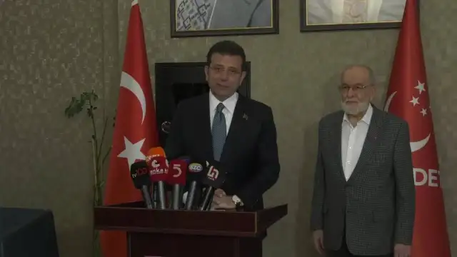 İmamoğlu ile görüşen Karamollaoğlu'ndan 'kayyum' tepkisi