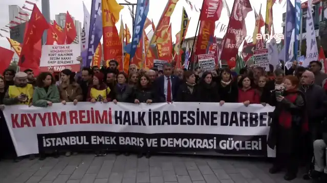 İstanbul Emek, Barış ve Demokrasi Güçleri: Kayyım rejimi halk iradesine darbedir