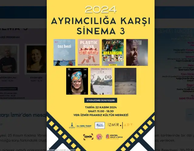 Kadına şiddete karşı İzmir’den mesaj